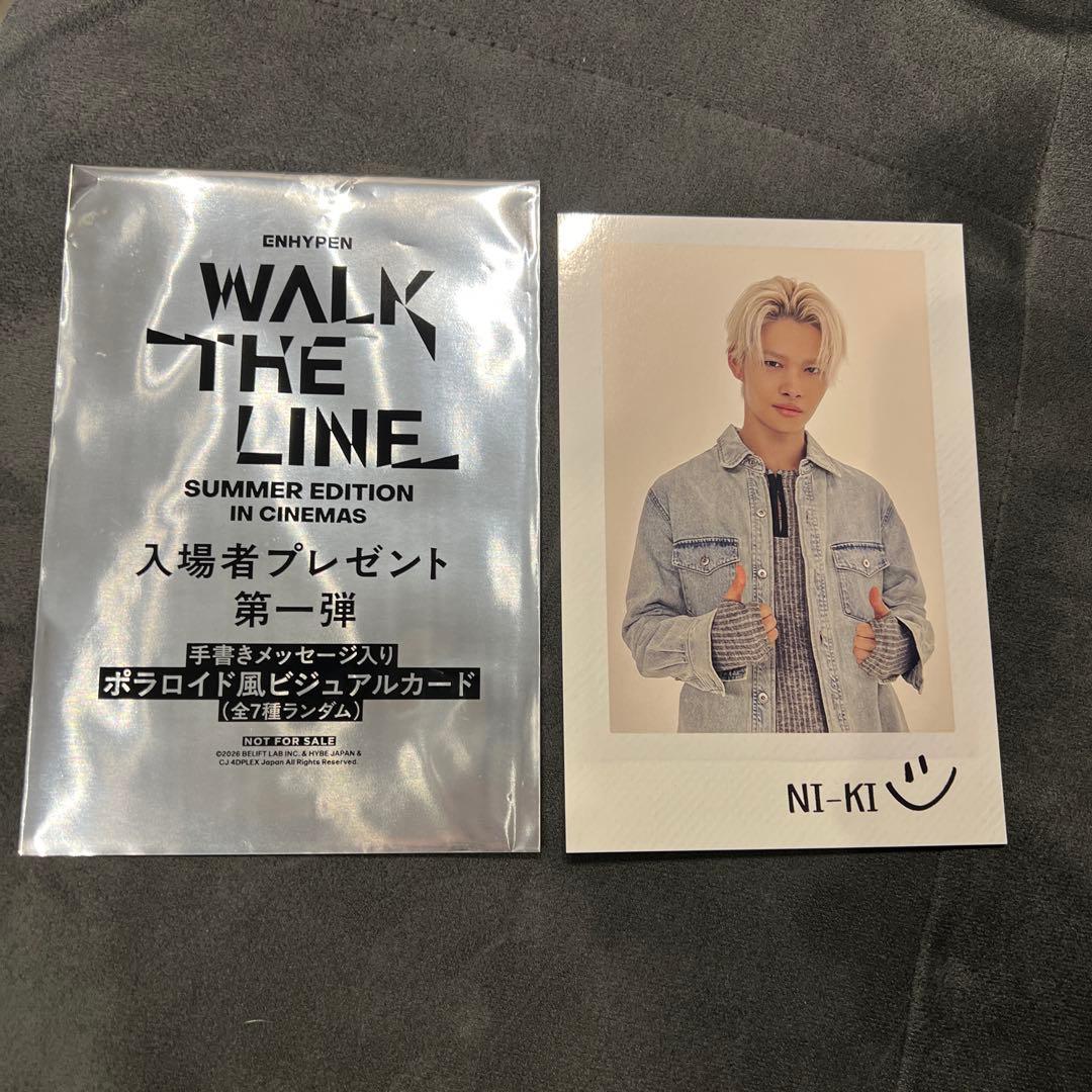 ENHYPEN WALK THE LINE NI-KI ポラロイドカード - メルカリ