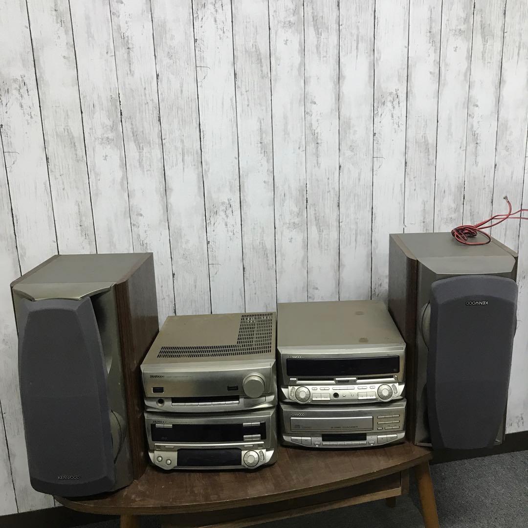 KENWOOD ケンウッド ミニコンポ XM-7MD 3way スピーカー MD - メルカリ