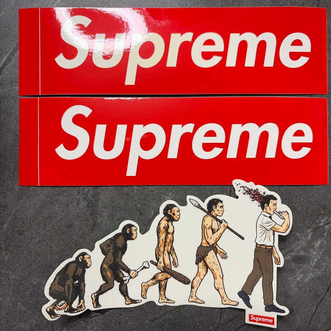 Supreme ステッカーセット 赤 - メルカリ