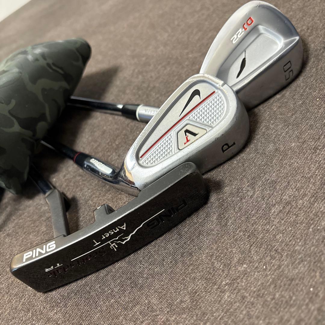 J.Lindeberg キャディバッグ ブラック/クラブ11本セット - メルカリ