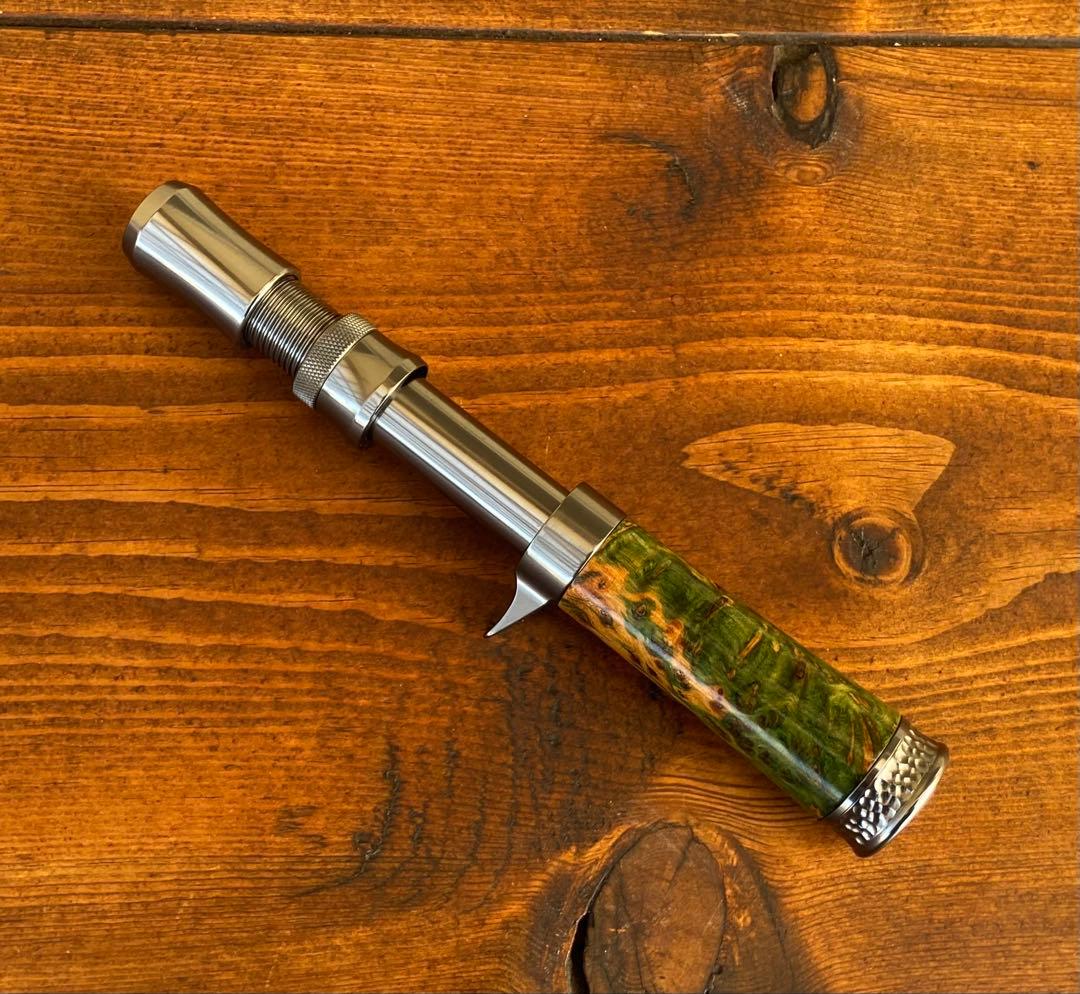 トラウトグリップ　インロッドフェルール　渓流　ベイトロッド　スタビライズドウッド AGRIVERDEONLINE-トラウトグリップ インロッドフェルール 渓流 ベイト