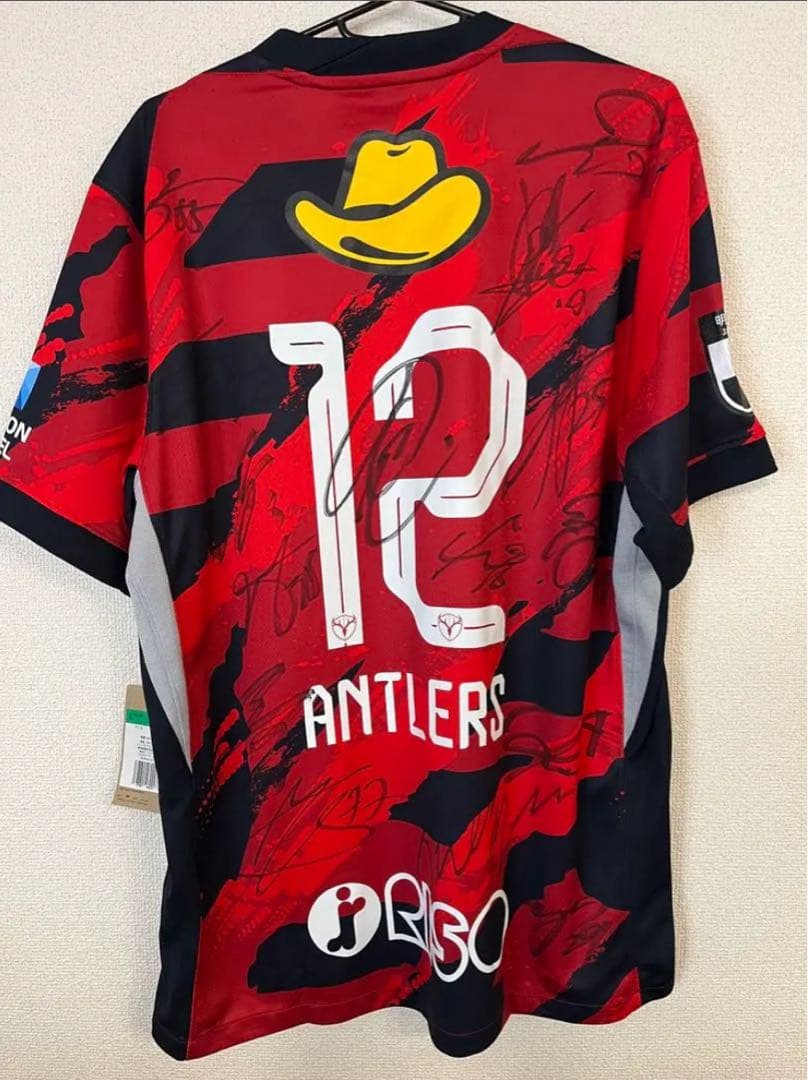 新品　鹿島アントラーズ　ユニフォーム　サイン入り Yahoo!オークション -「鹿島アントラーズ ユニフォーム サイン」の落札