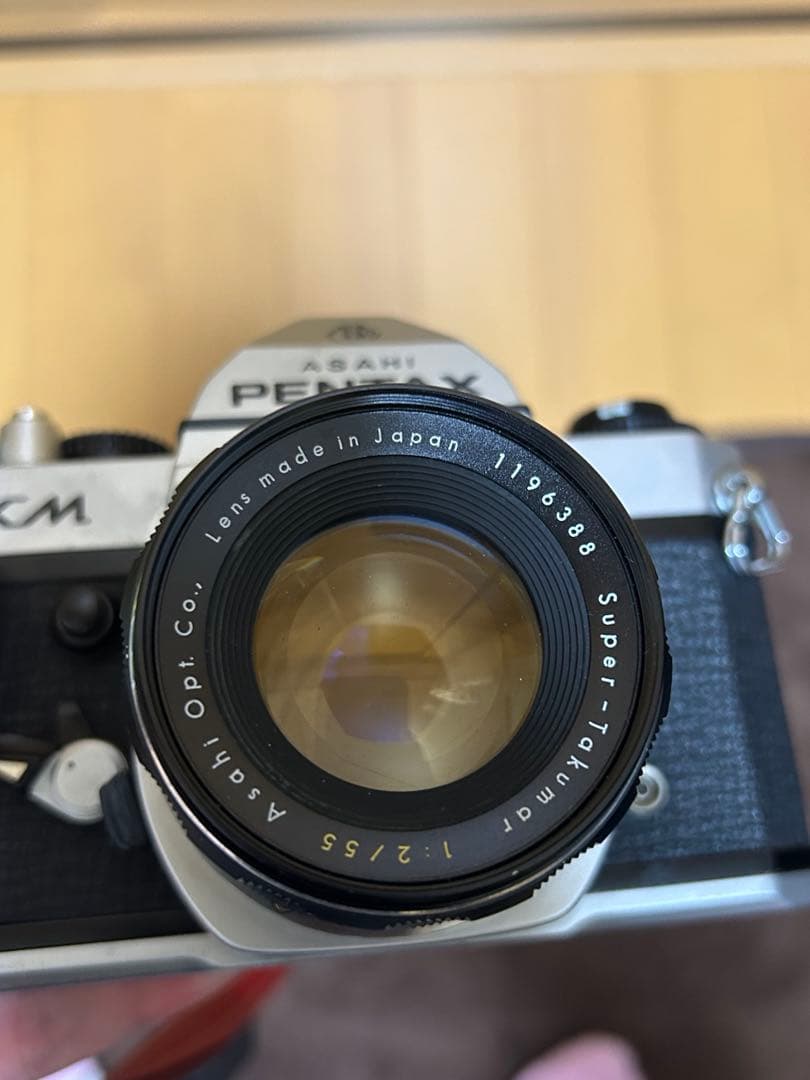 Pentax KM フィルムカメラ Super-Takumar 55mm 美品 PENTAX SL + Super-Takumar 55mm F1.8 返品保証 ペンタックス