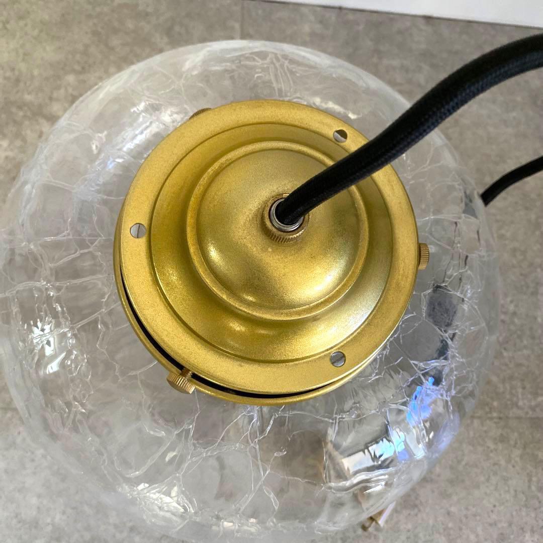 美品】unico ウニコ みかんヒビ ガラス製 ペンダントライト - メルカリ