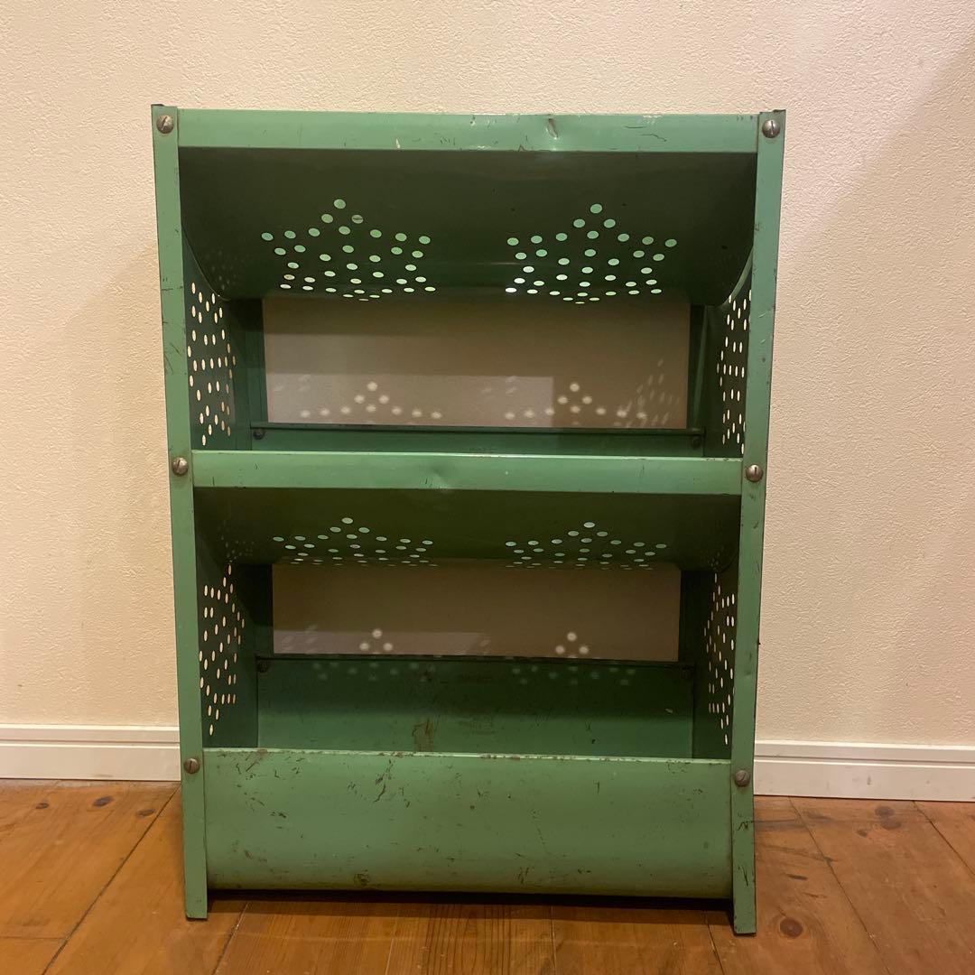 ☆アンティーク　べジタブルラック☆ブレッド缶好きにも ディスプレイアイテムとしてもおススメ、アンティークブレッド缶