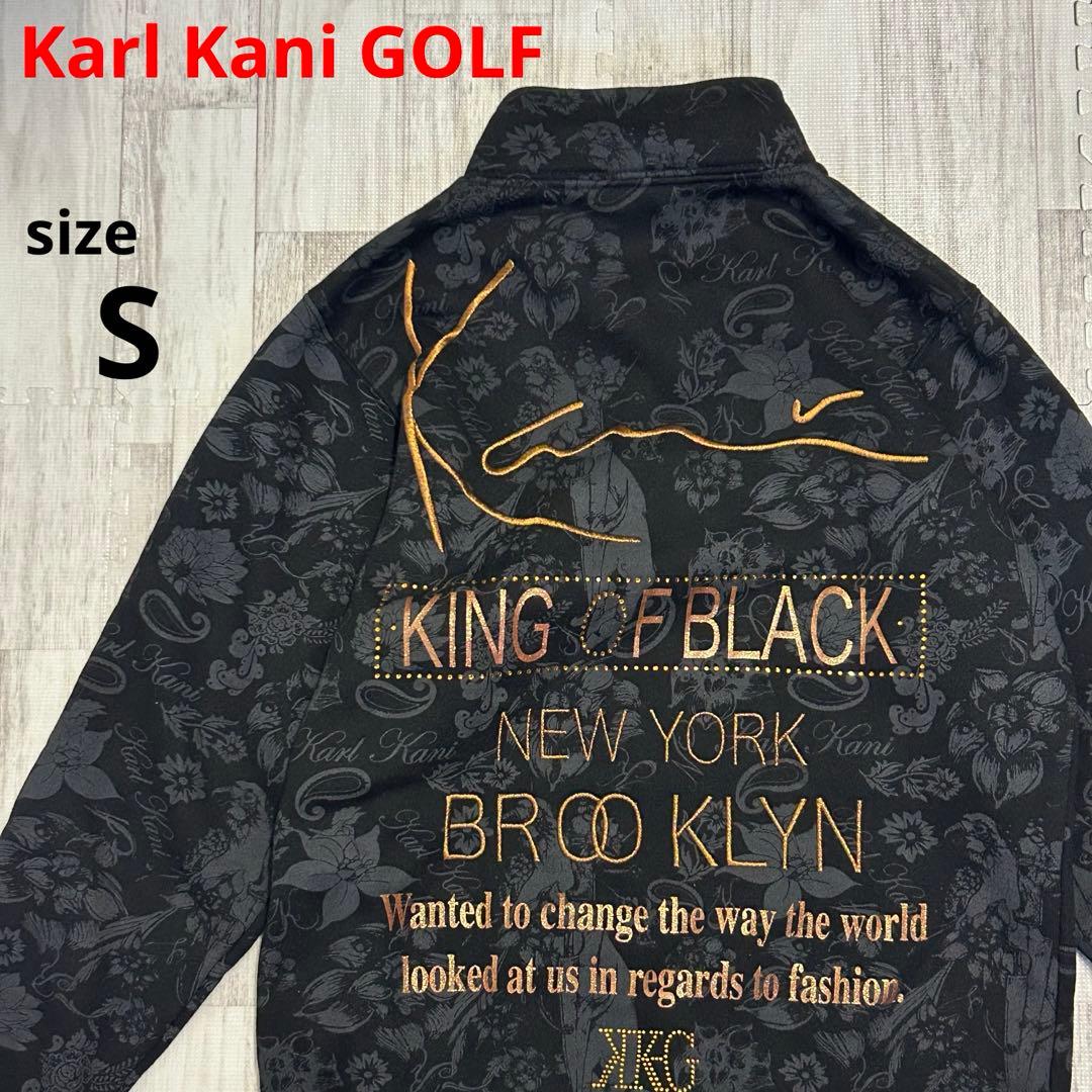 カールカナイ ゴルフ 総柄 刺繍 プリント ペイズリー スウェット ハーフジップ 楽天市場】アウトレット!!カールカナイゴルフ ベーシックロゴ刺繍