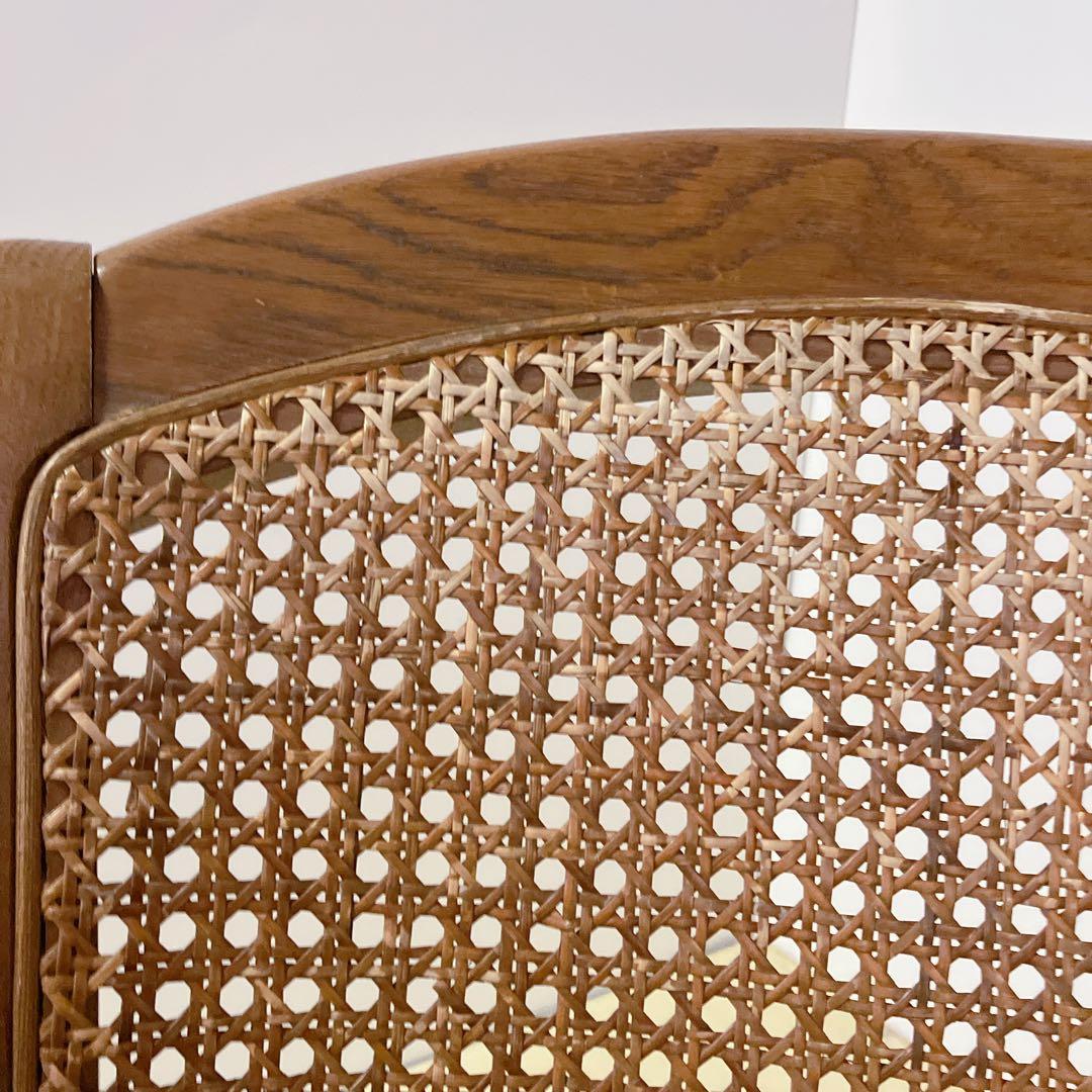 maruni マルニ 木製 ダイニングチェア ラタン 籐 旧ロゴ 木製椅子