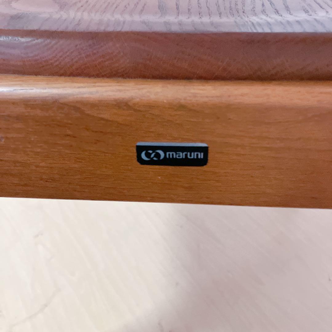 maruni マルニ 木製 ダイニングチェア ラタン 籐 旧ロゴ 木製椅子