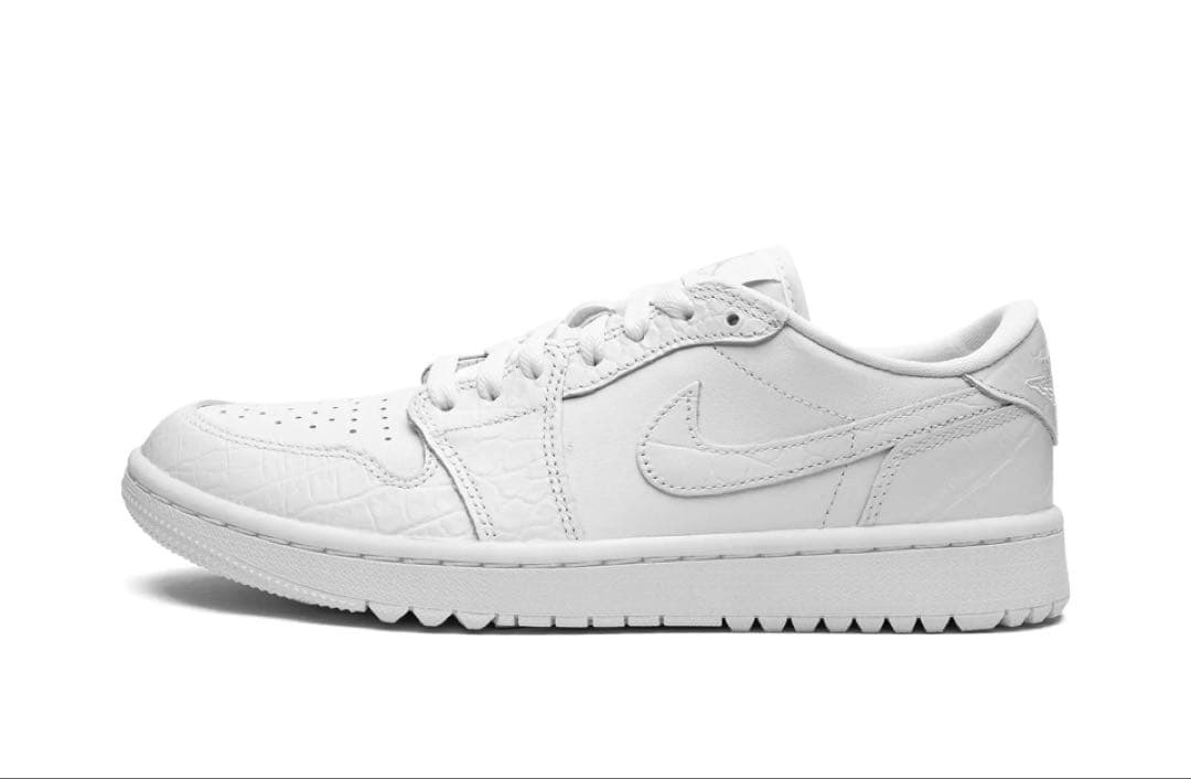 NIKE AIR JORDAN 1 LOW GOLF white 27センチ Nike Air Jordan 1 Golf Low Golf Shoes White Crocodile DD9315 110