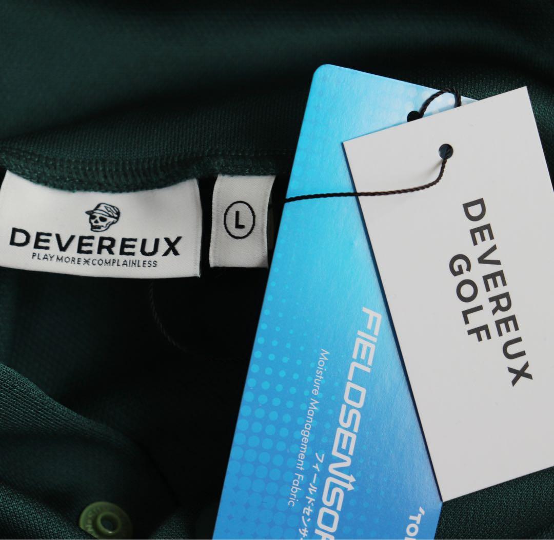 《デヴァローゴルフ》未使用 ビッグメッセージチェッカーフーディ ゴルフウェア L
