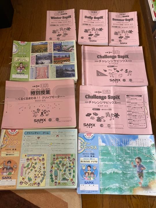 未記入多数　ビックス塾小3全113回　国語算数理科社会，夏冬期講習　鉛筆字消した 優秀層〜苦手層まで役立つ】6年3月復習テスト算数解説速報/2025年