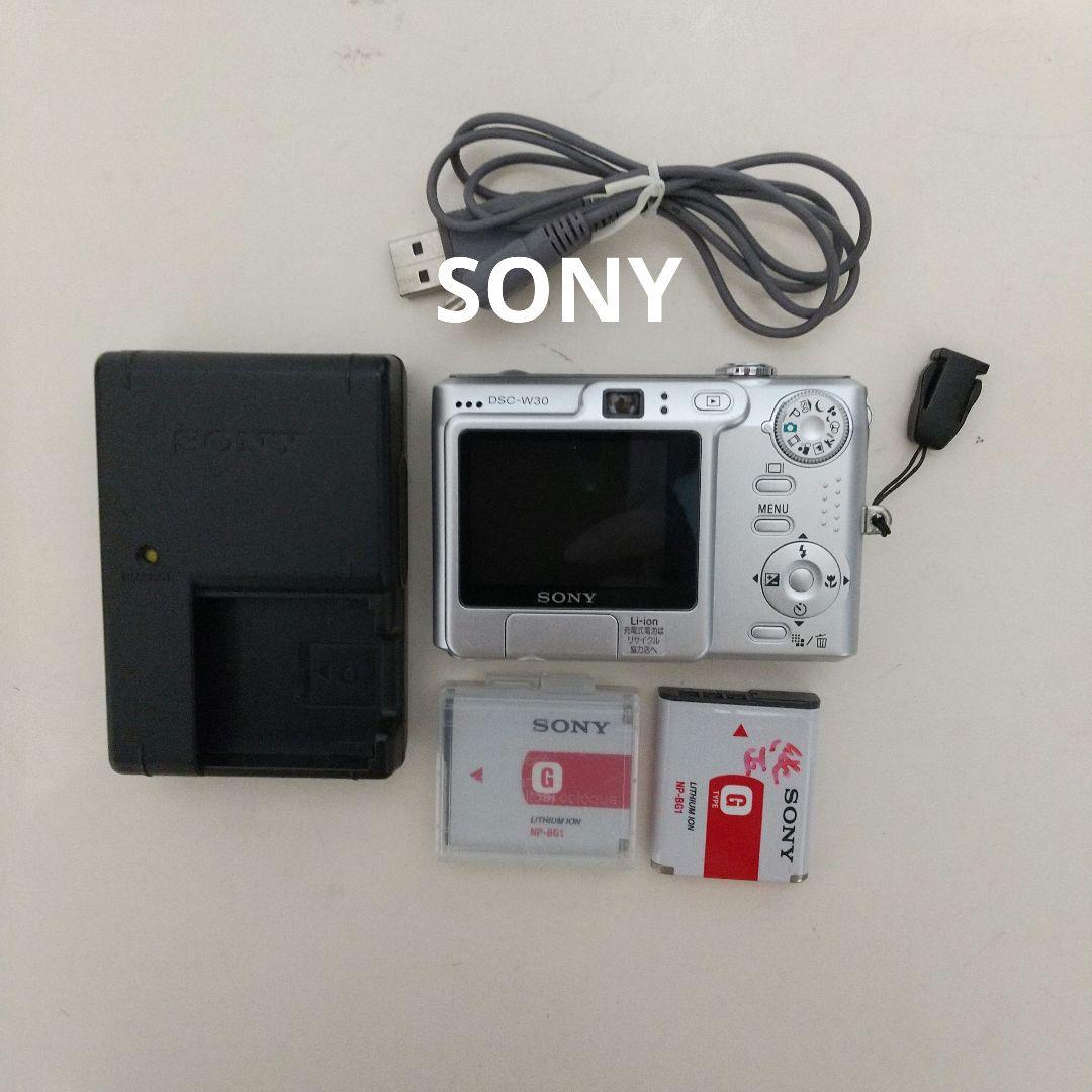 ジャンク品】ソニー サイバースショット DSC-W30 デジタルカメラ 6.0
