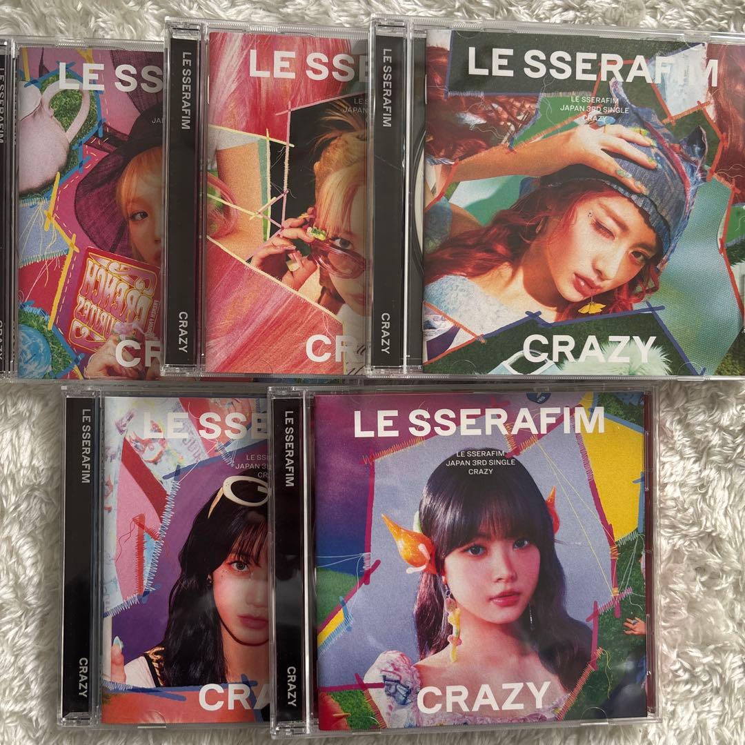 LE SSERAFIM CRAZY jp ソロジャケット盤 5形態セット - メルカリ