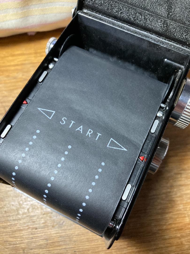 整備済 YashicaFlex C ミラー交換・動作良好 美しい外装の二眼レフ