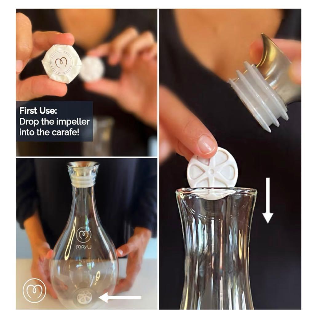 アメリカで人気！MAYU water Swirl グレーベース 構造水