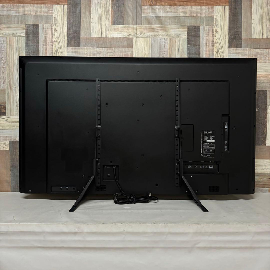 即日受渡❣️全国送料込SHARP55型4Kモニター、スピーカー搭載 リモコン