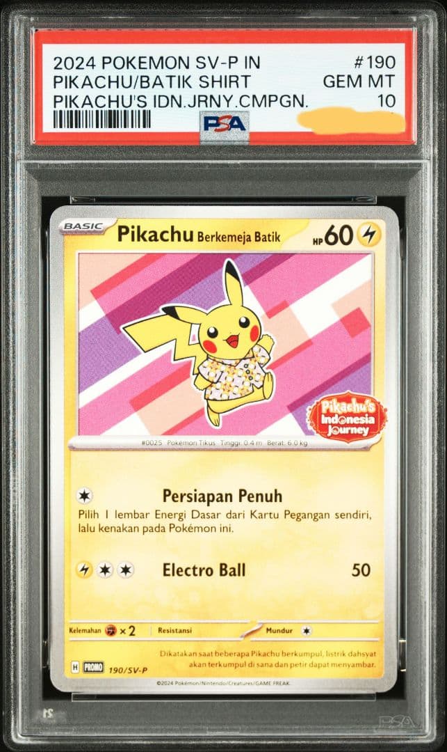 Pikachu Berkemeja Batik psa10 promo