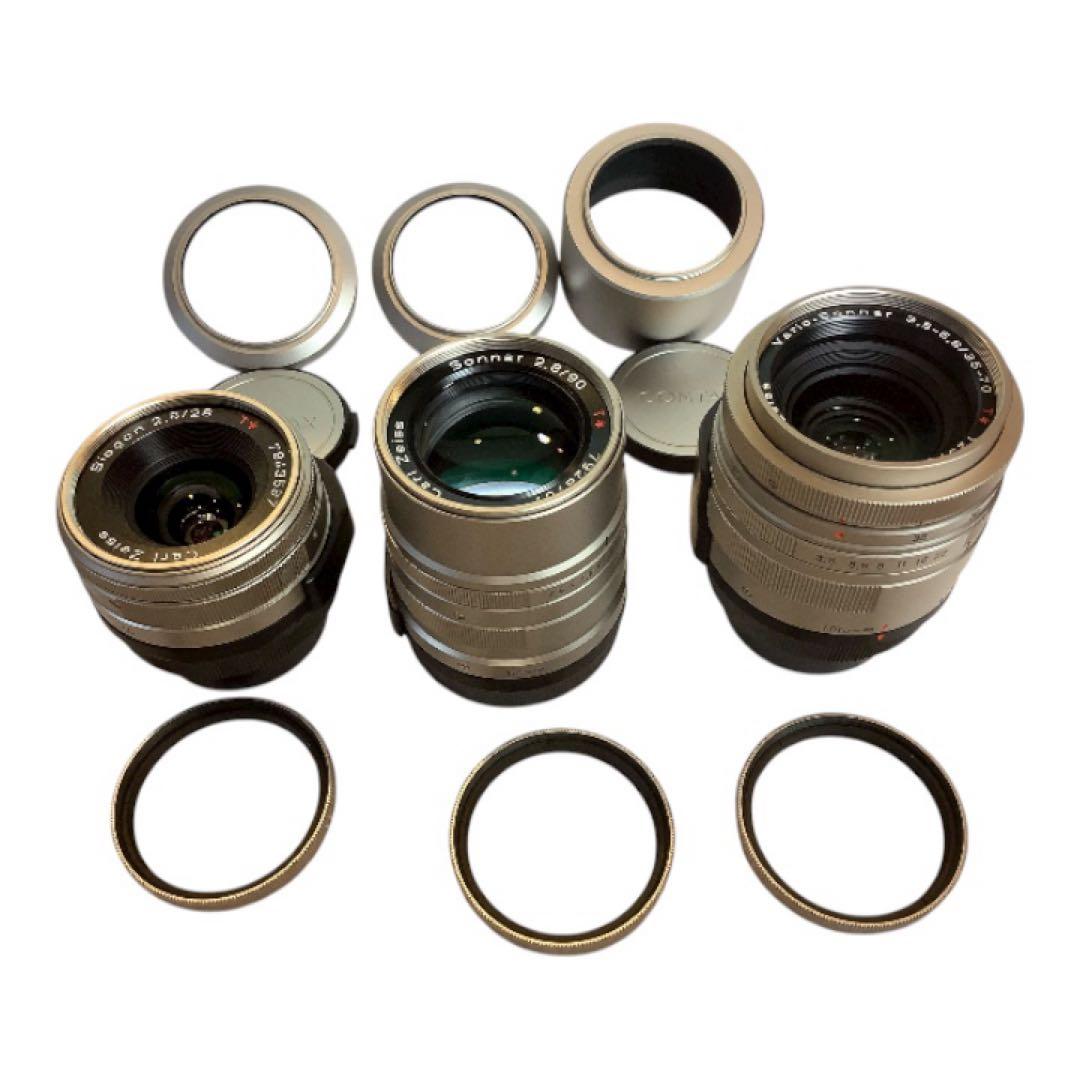 CONTAX G2-D 〈データバックGD-2装備〉レンズ3本 未使用に近い