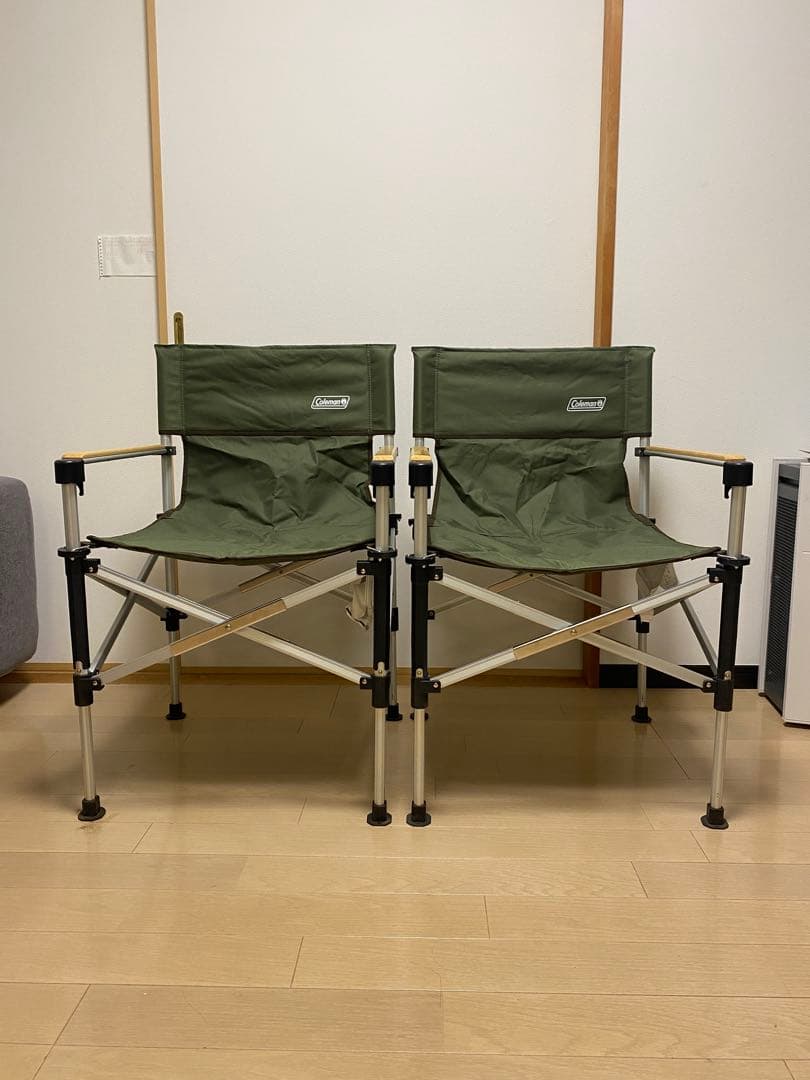 Coleman コールマン　ツーウェイキャプテンチェア　グリーン　2脚セット ble22127ac56.jpg
