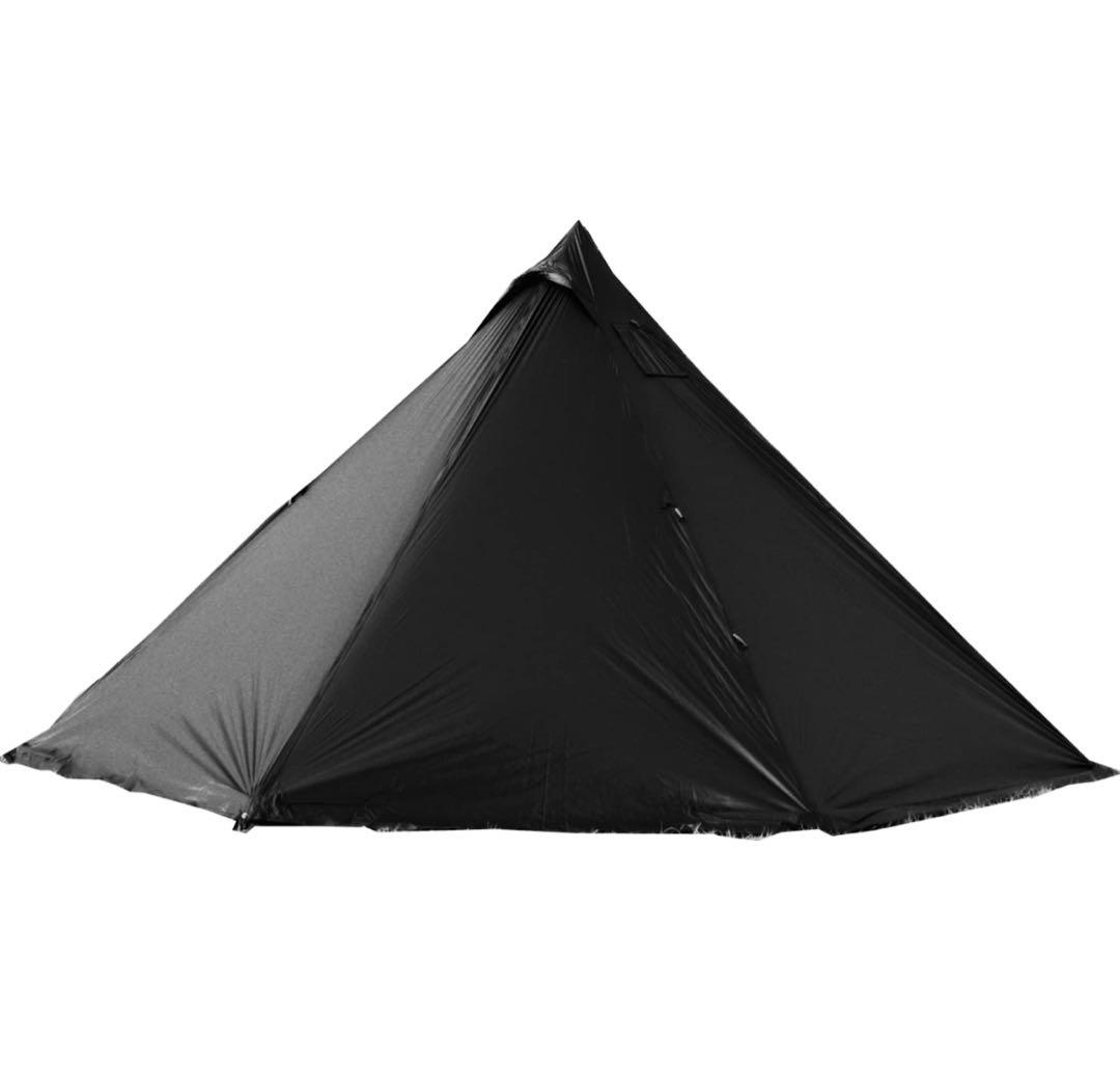 Unafreely ワンポールテント シルナイロン ブラック 新品 謎テント