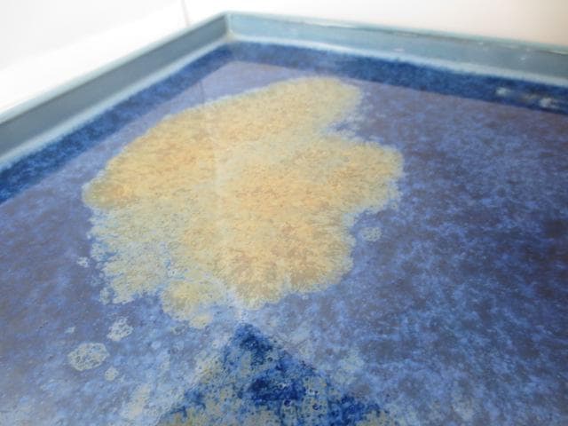 水盤　春松　均窯　長方水盤　水石　花道　幅40.5㎝　　R7/12/20-2