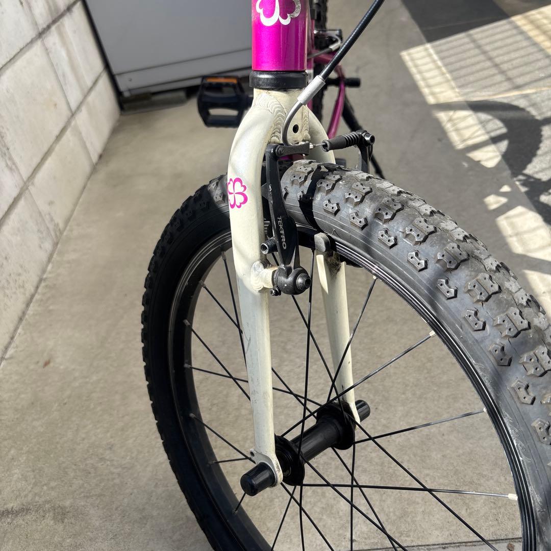 さいたま市•引取限定】自転車 ヨツバサイクル 20サイズ パープル（限定色）