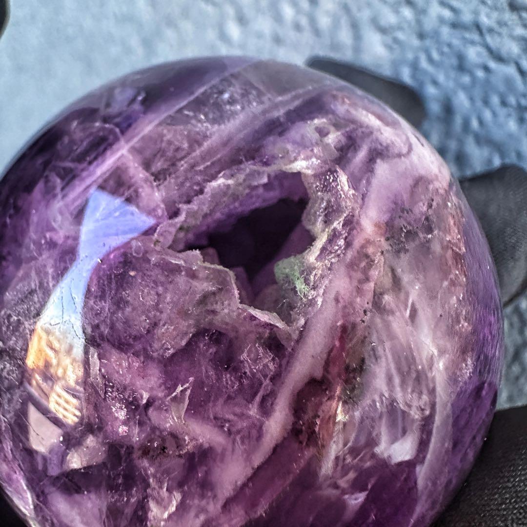 爆レア❗️レインボー☆フローライト 丸玉☆癒しパワーパワーストーン