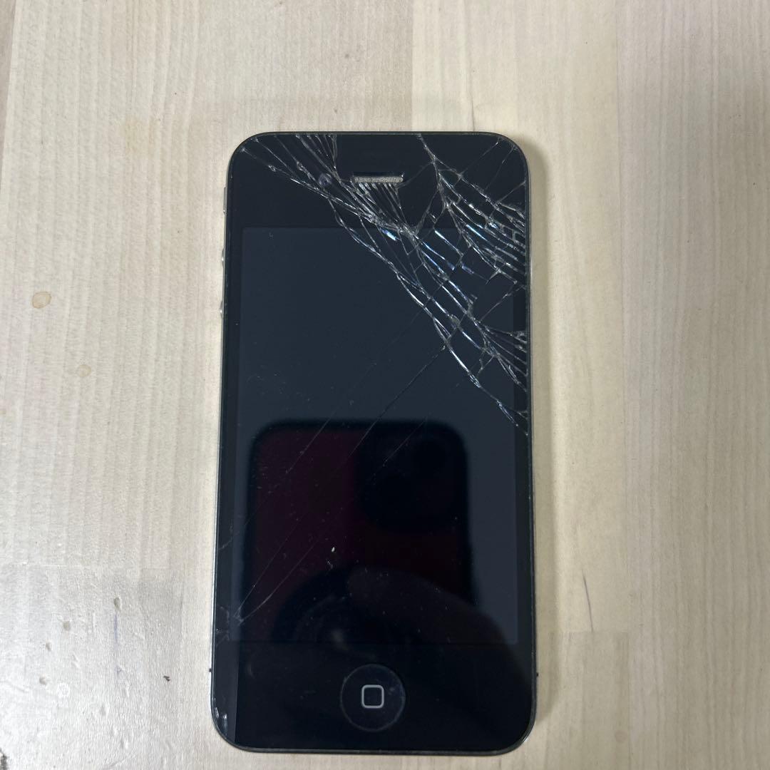 Apple iPhone 4 本体 画面ひび割れ - メルカリ