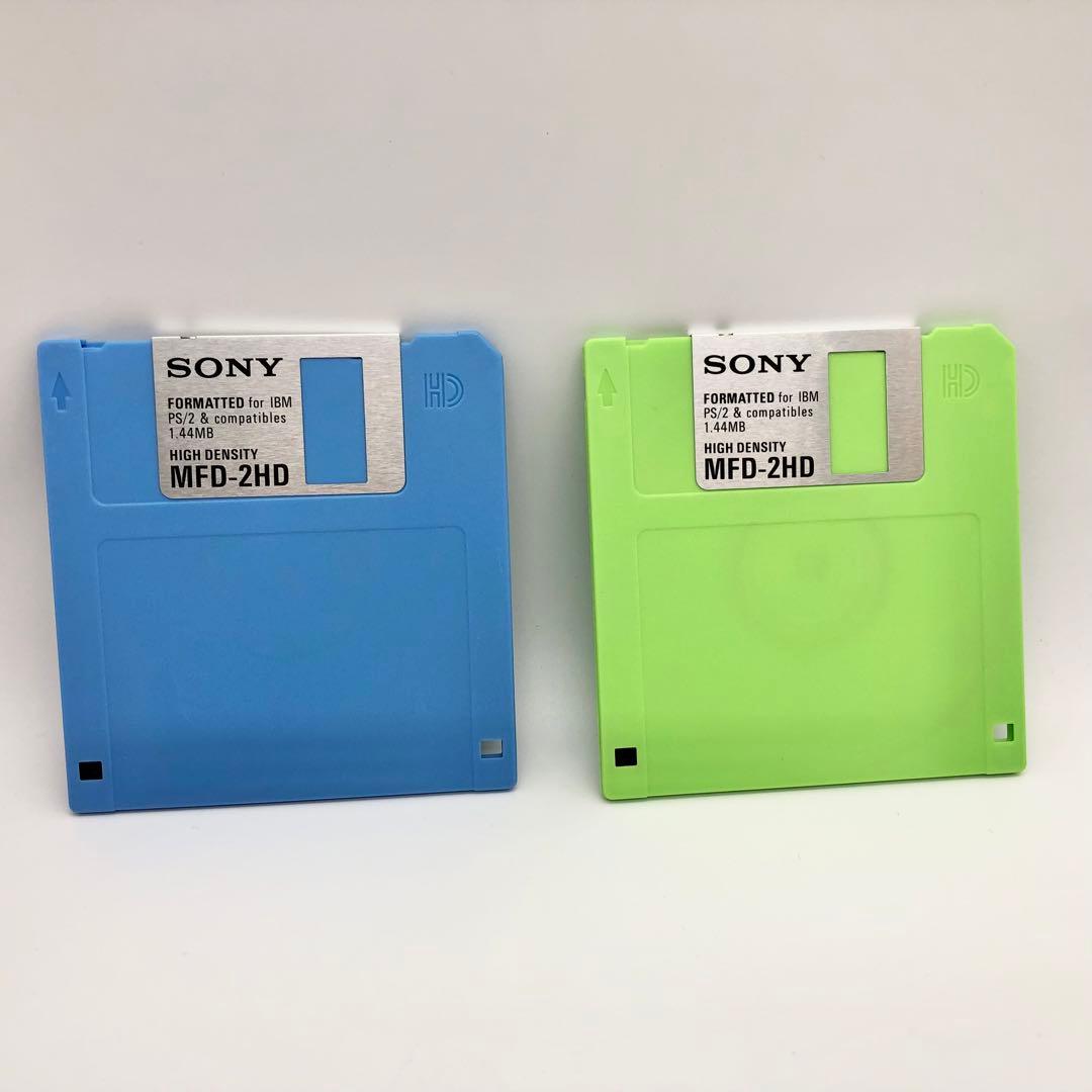 SONY フロッピーディスク MFD-2HD 2枚セット Windows対応 - メルカリ
