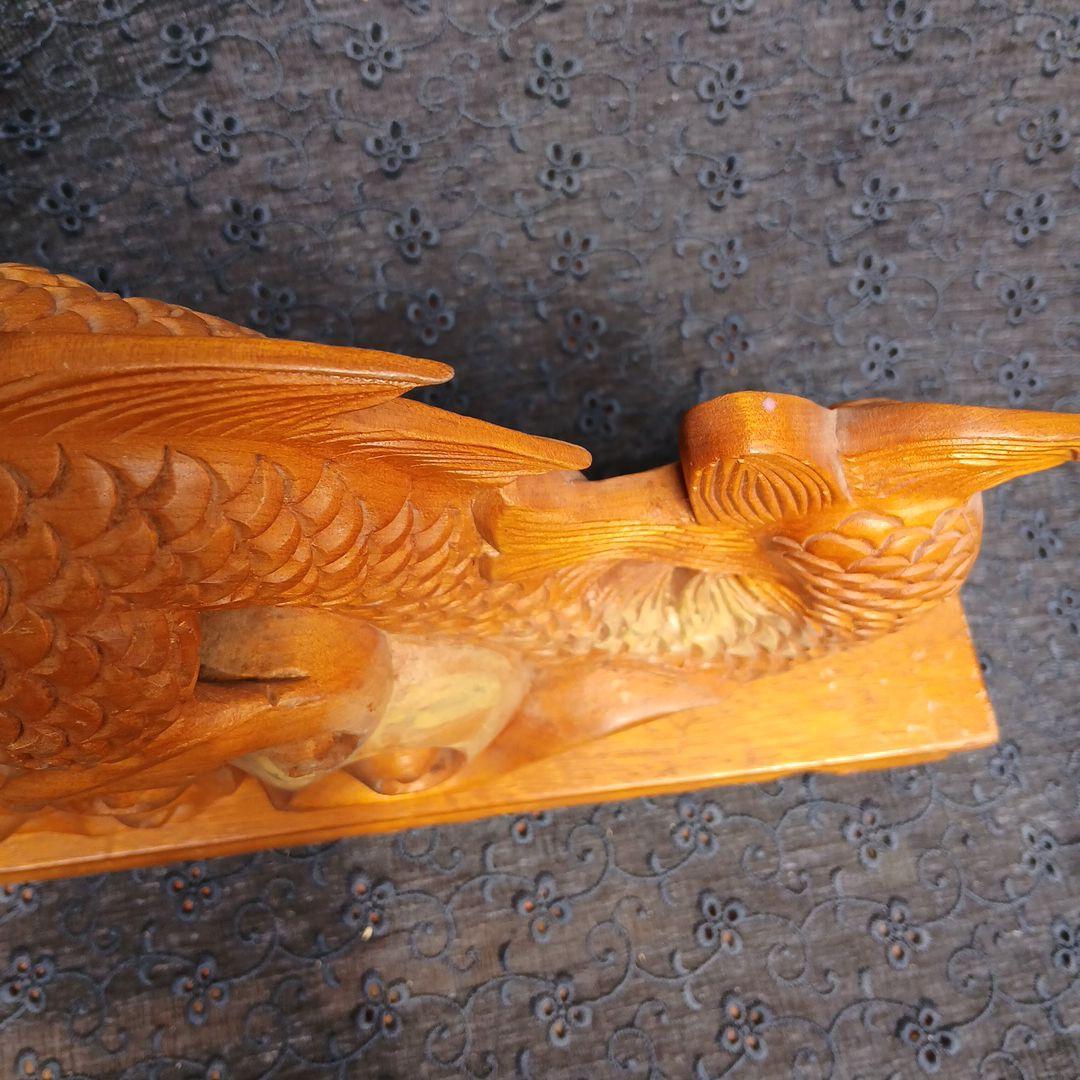 一刀彫 木製ドラゴン彫刻置物 - メルカリ