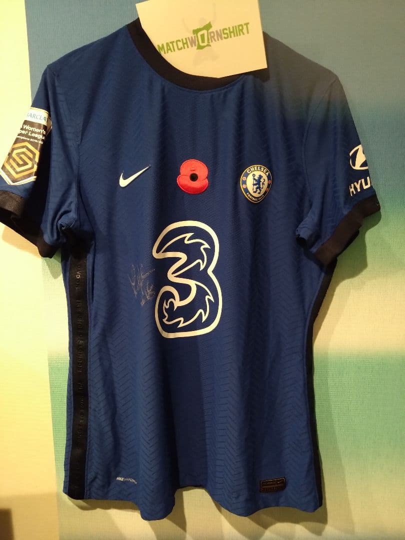 チェルシー女子　実使用ポピーユニフォーム　証明書 HATTRICK（ハットトリック）-選手の想いをファンへ届ける公式