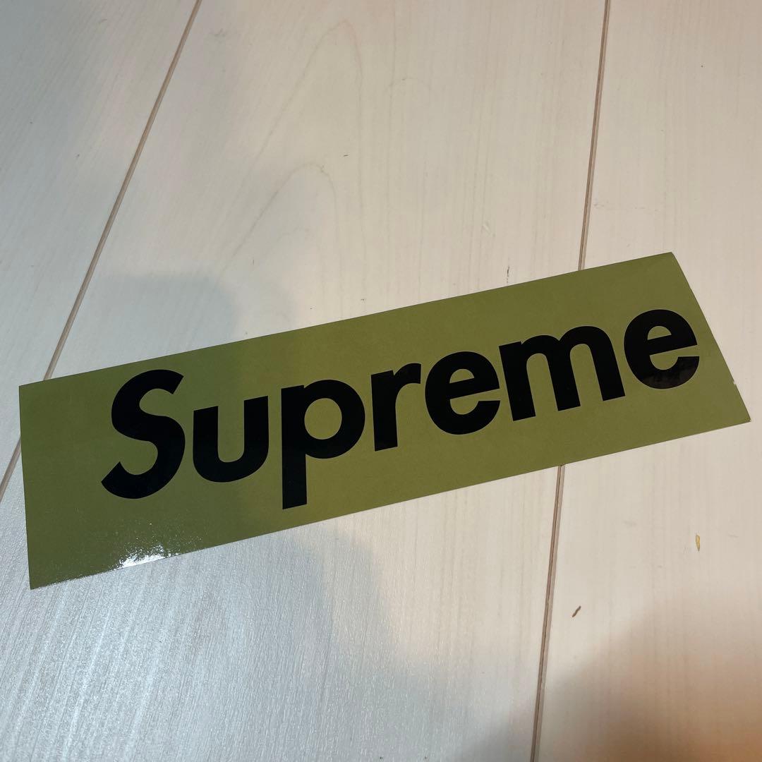 初期物 supreme box logo sticker カーキ　ステッカー 楽天市場】Supreme Green Box Logo Sticker シュプリーム グリーン