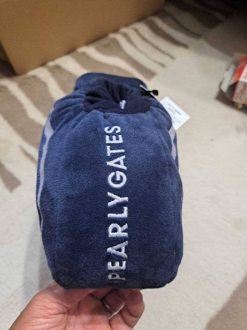 美品 PEARLY GATES ネイビーキャディバッグ ヘッドカバーセット - メルカリ