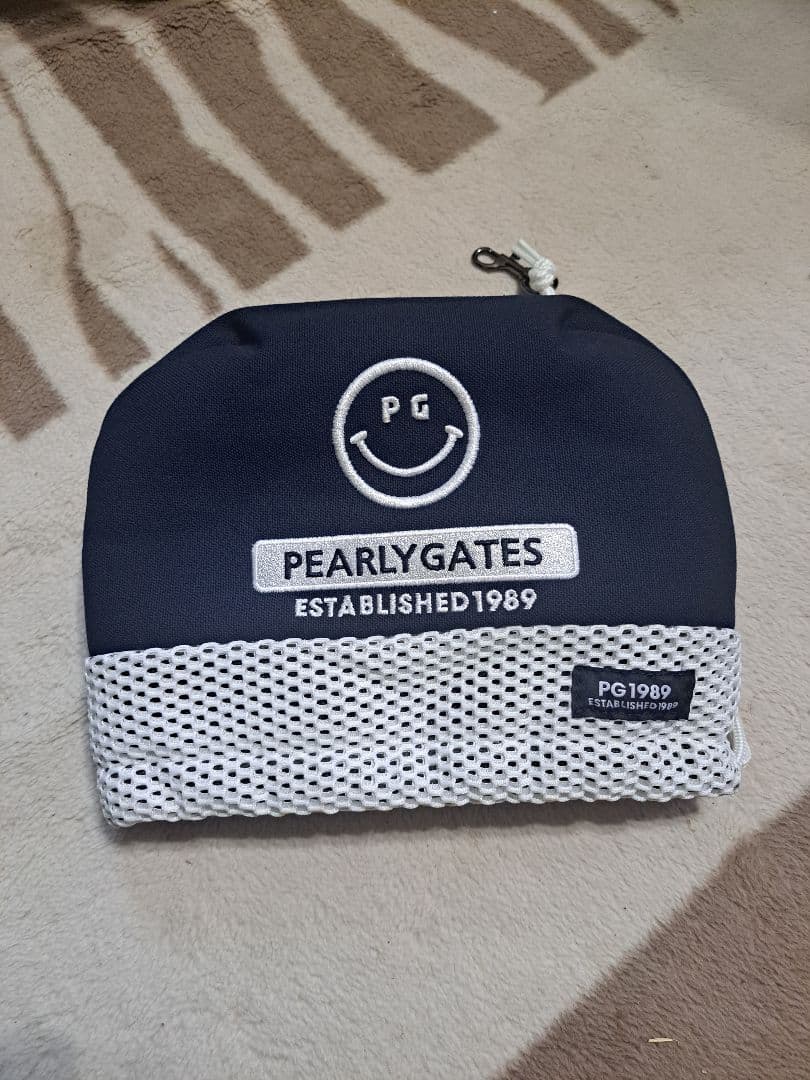美品 PEARLY GATES ネイビーキャディバッグ ヘッドカバーセット - メルカリ