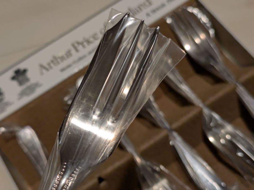 1-3.Arthur Price シルバーフォーク6本セット 英国