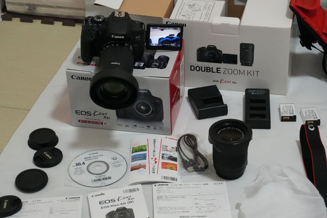 canon カメラ EOS kiss X8i一式 CANON EOS Kiss X8i ダブルズームキット 価格比較 - 価格.com