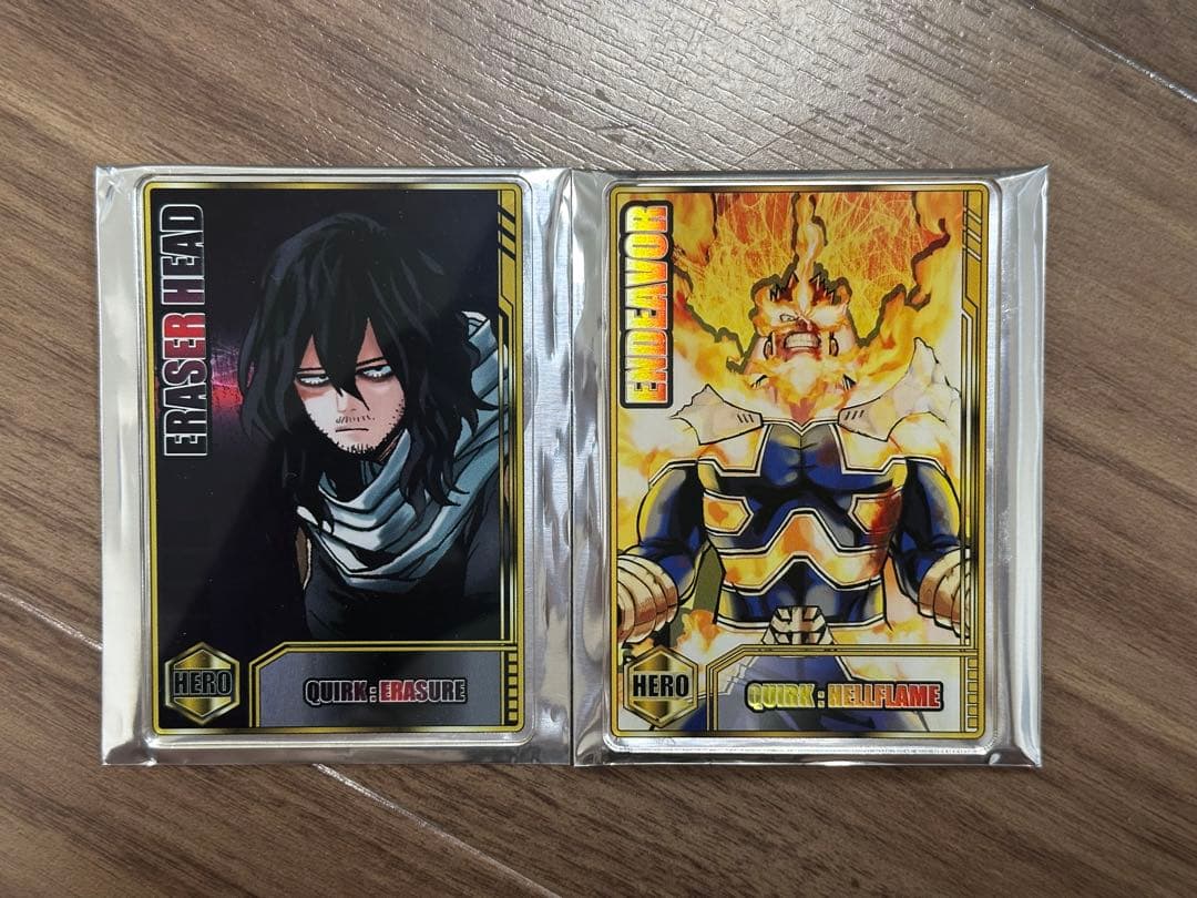 ヒロアカ ステータスカードコレクション 相澤翔太 エンデヴァー セット