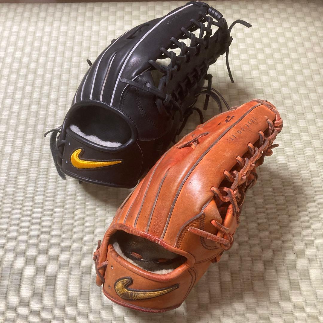 外野手用グローブ　硬式　ナイキ　ダイヤモンドエッジ　セット 楽天市場】ナイキ グローブ NIKE ナイキ ハイパーダイヤモンド エッジ