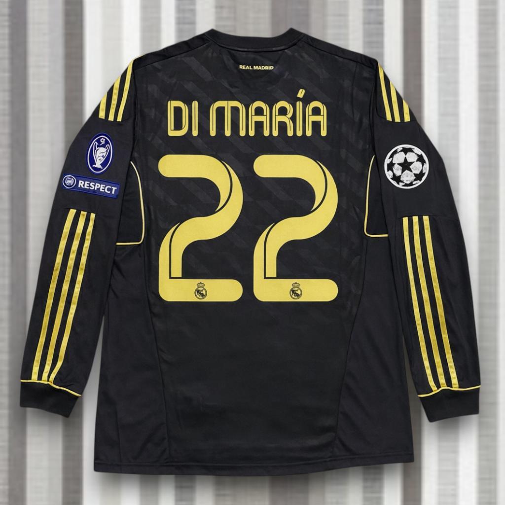 11/12 レアル・マドリード アウェイ 長袖サッカーシャツ 22 ディ