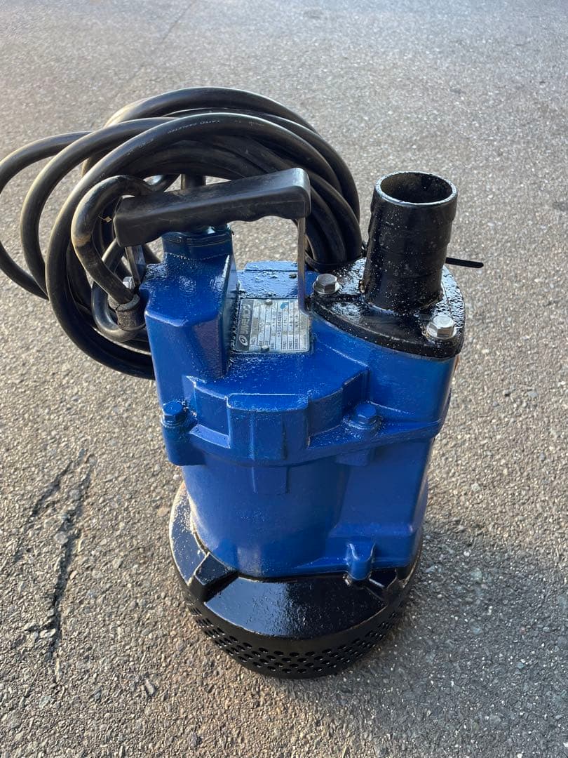 ツルミKTV2-22 ハイスピンポンプ 工事排水用 2.2kw 三相200V