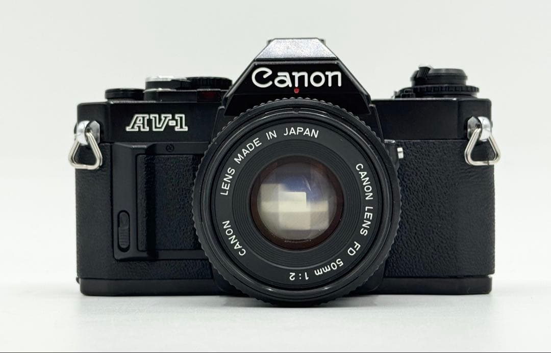 【完動品】CANON AV-1 ＋ FD 50mm F2 Canon AV-1 with FD 50mm f/1.8 & 35-135mm f/3.5-4.5 – Film Supply Club