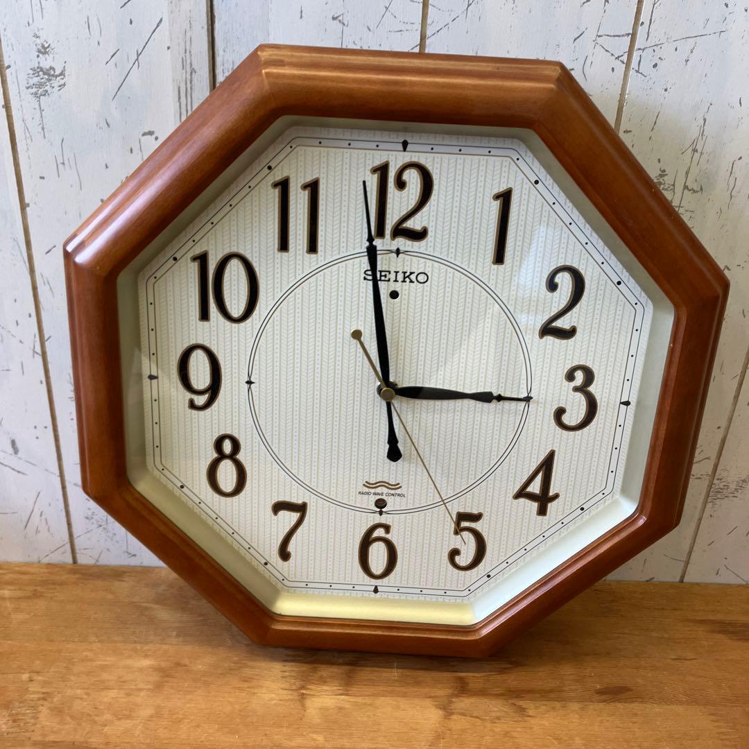 SEIKO セイコー ラジオ ウェーブ コントロール 壁掛け時計 ウォール