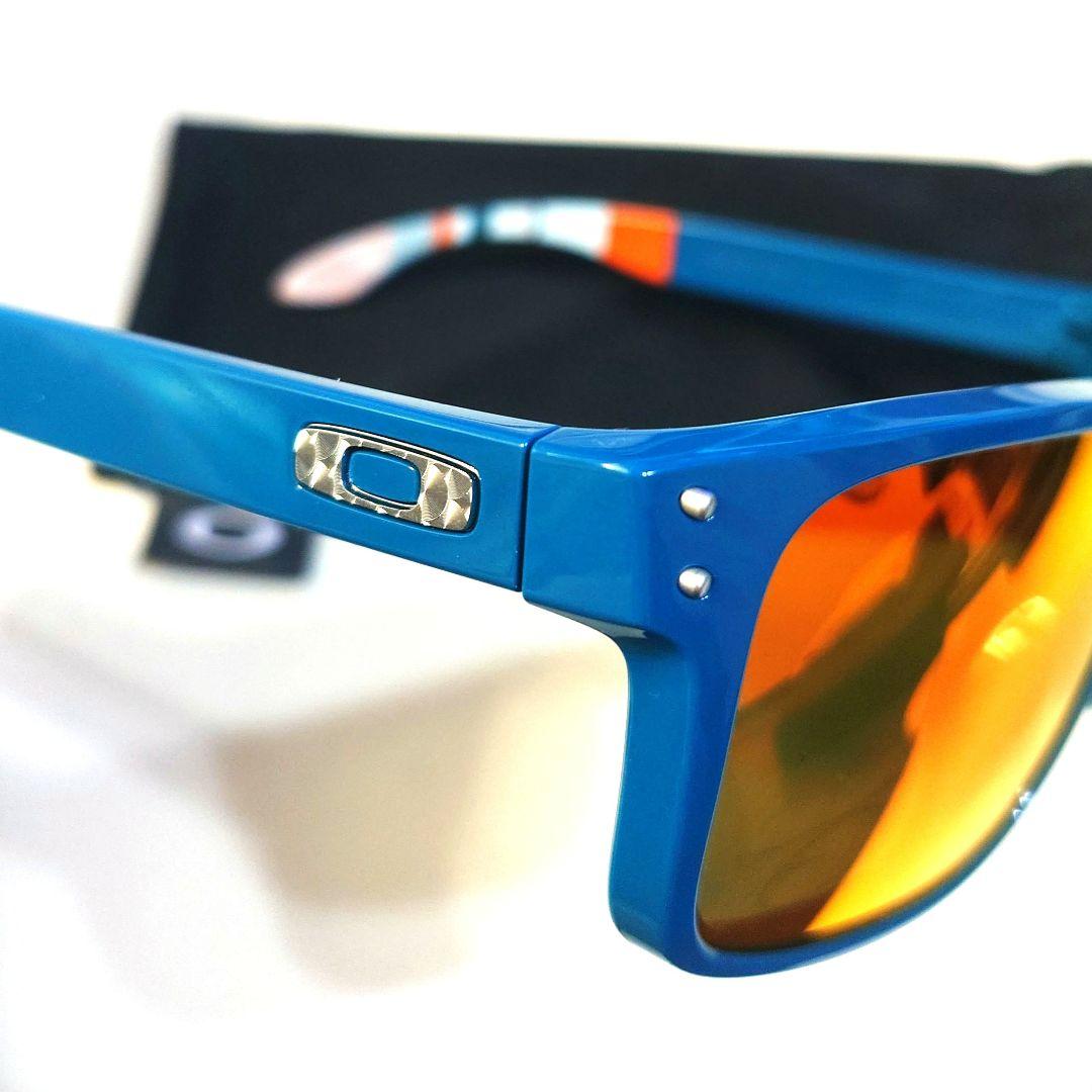 Oakley Holbrook サングラス 青/赤 ケース付き - メルカリ
