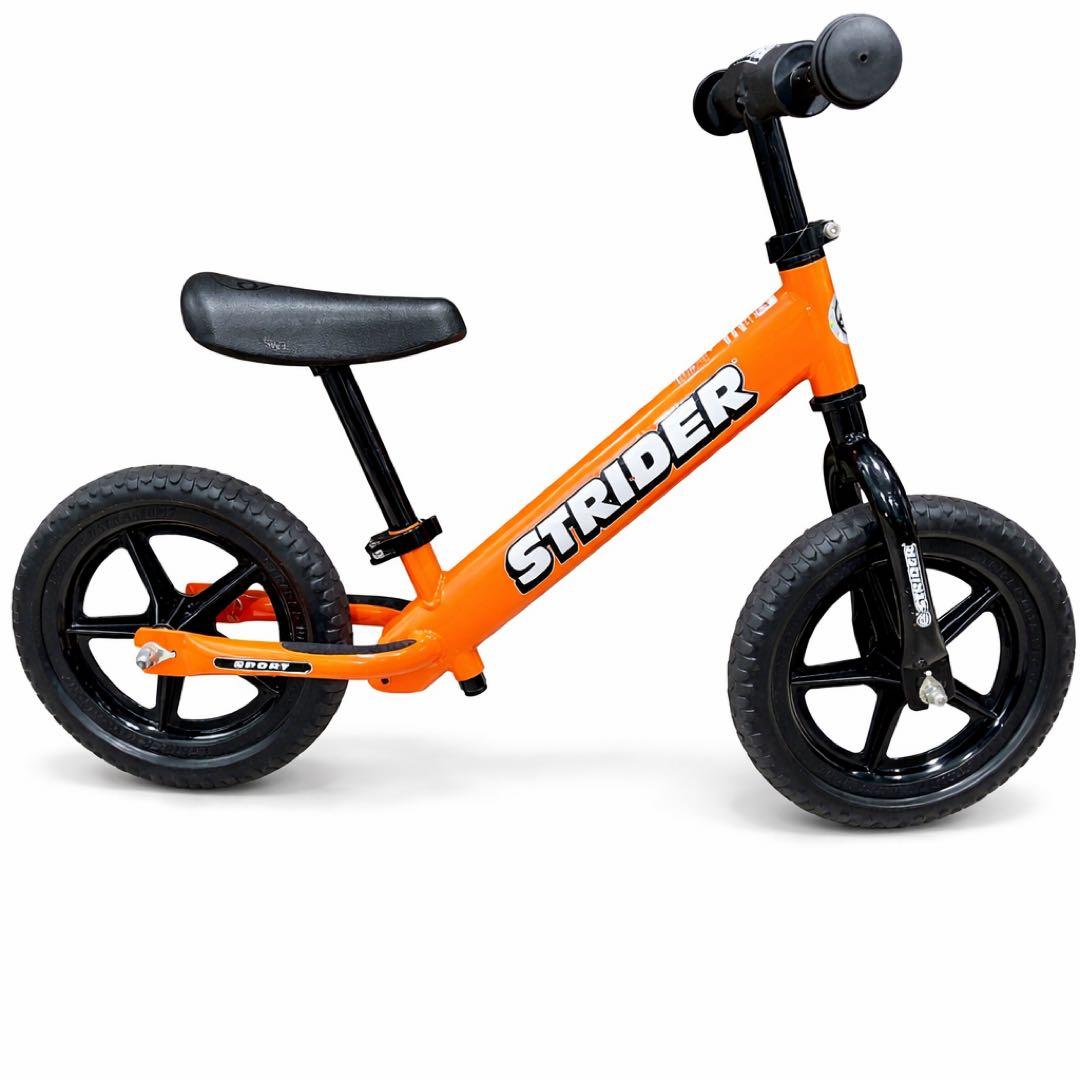 美品　ストライダー STRIDER スポーツモデル 12インチ オレンジ 正規品】STRIDER スポーツモデル 12インチ オレンジ 日本正規品 - メルカリ