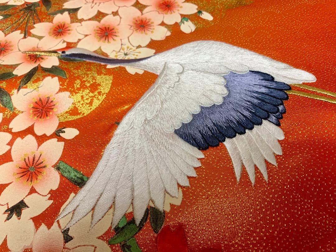 西陣織・豪華絢爛・婚礼打ち掛け衣装　切りばみ