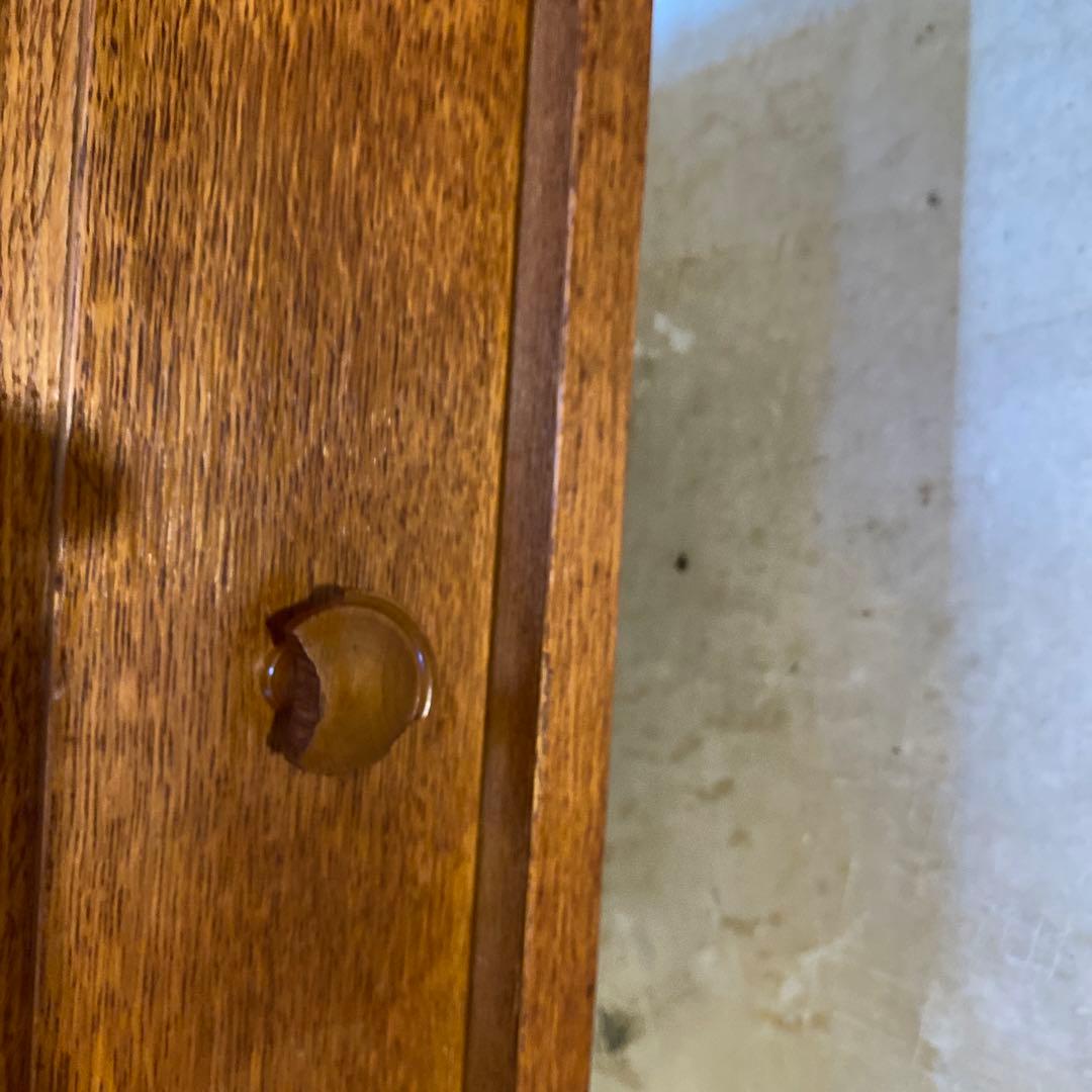 ビンテージ オークベッドサイドチェスト ミッドセンチュリー モダン