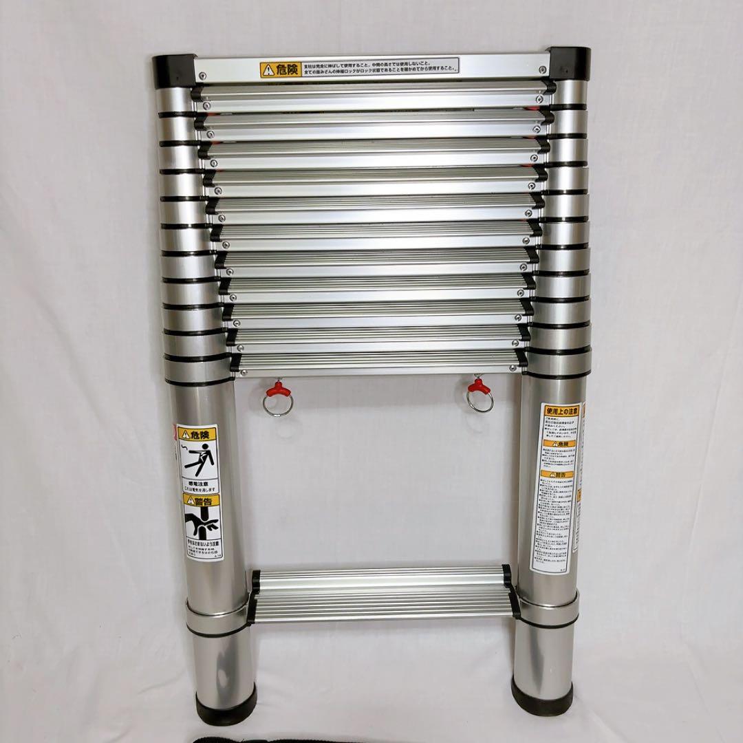 ハセガワ伸縮ハシゴ ピックアップラダーHP-38 箱、取り扱い説明書付き