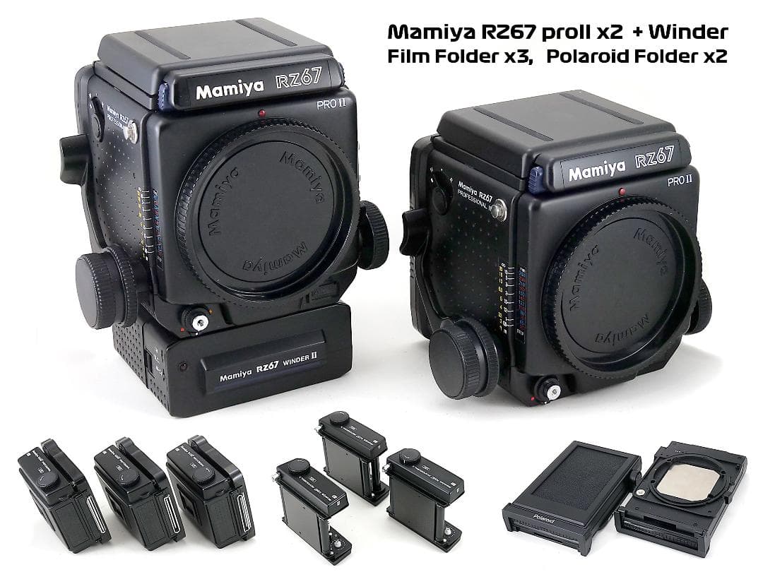 マミヤ RZ67 Pro II フルセット / ボディ2台レンズ5本他 おまけ付