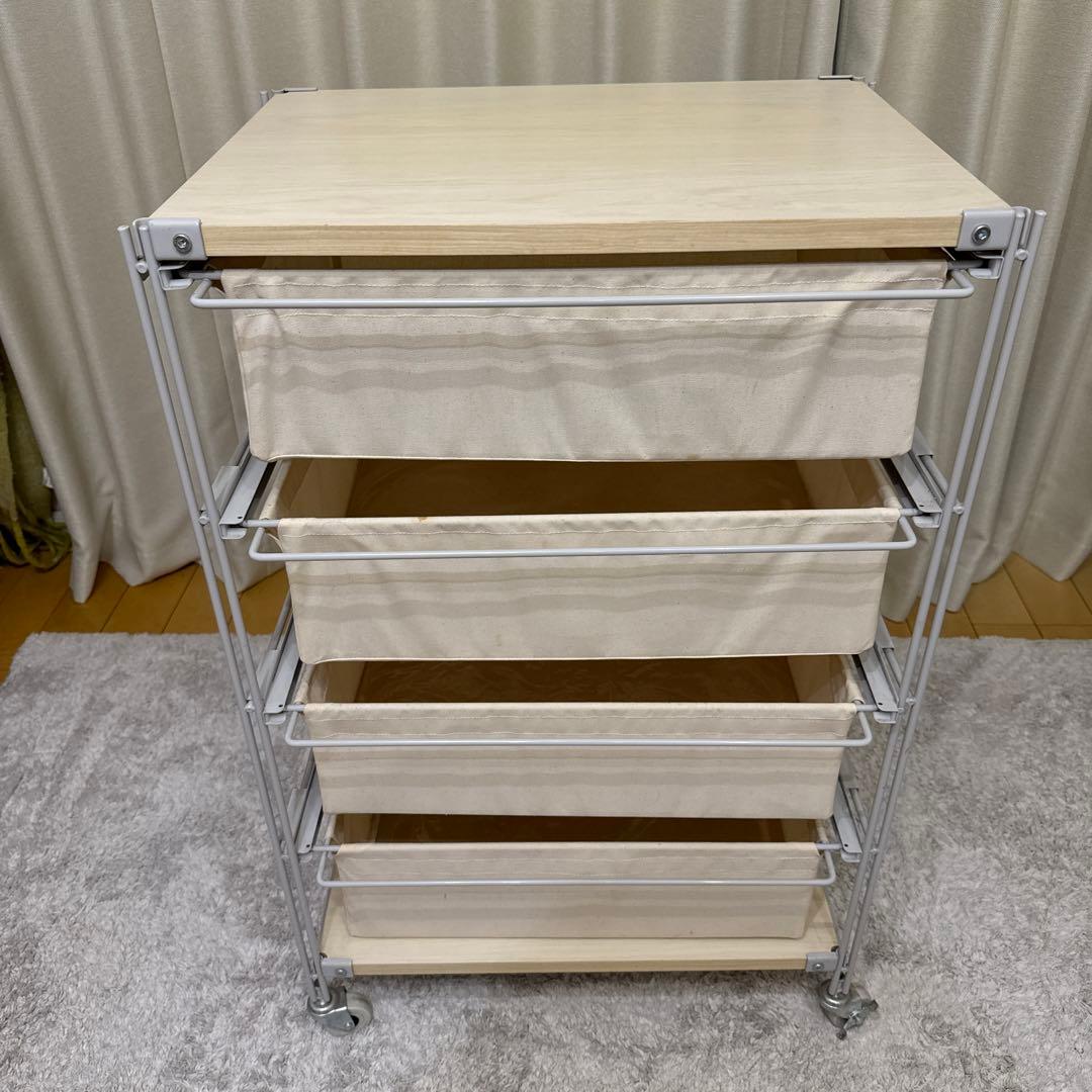 7/6まで限定】無印良品MUJIスチールユニットシェルフ帆布バスケット