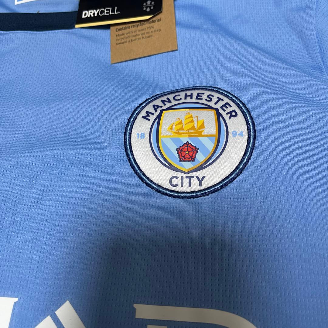 kamo 新品袋入り マンチェスター・シティ Puma ジャージ ブルー Puma